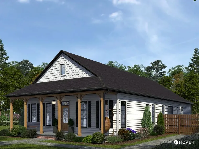 Custom home rendering representing design and budget decisions